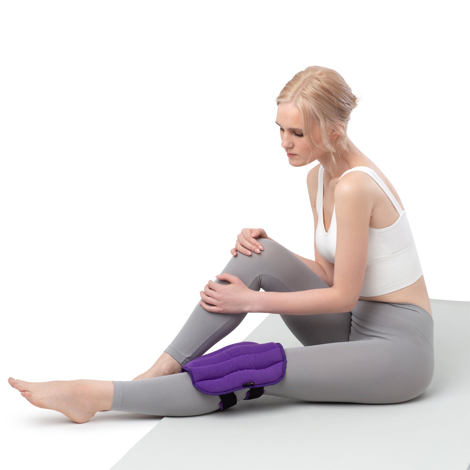 Microwaveable Heat Pad in Purple Fleece