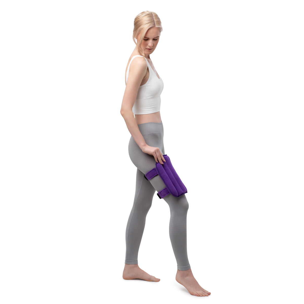 Microwaveable Heat Pad in Purple Fleece