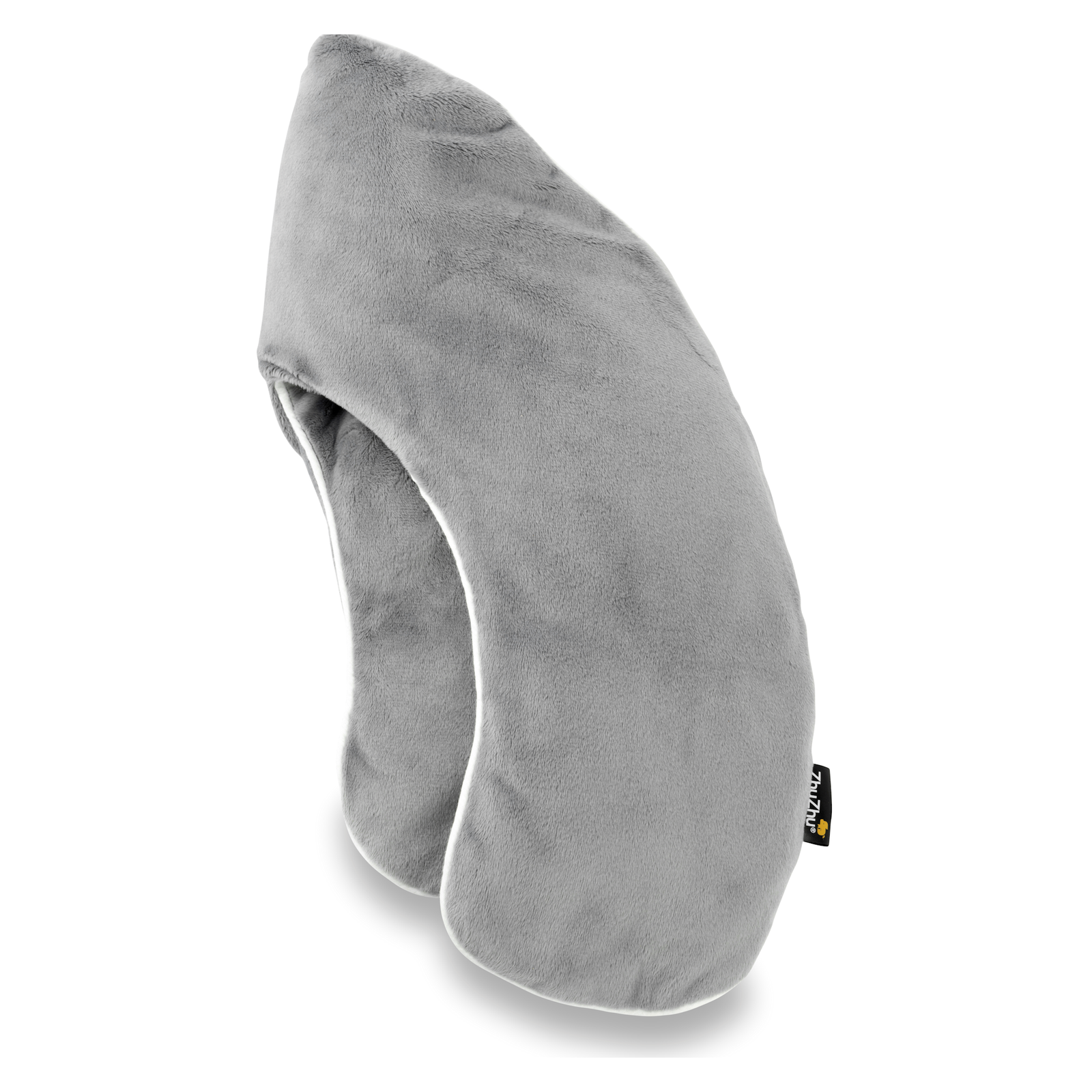 Microwave Lavender Neck Warmer In Grey Velour