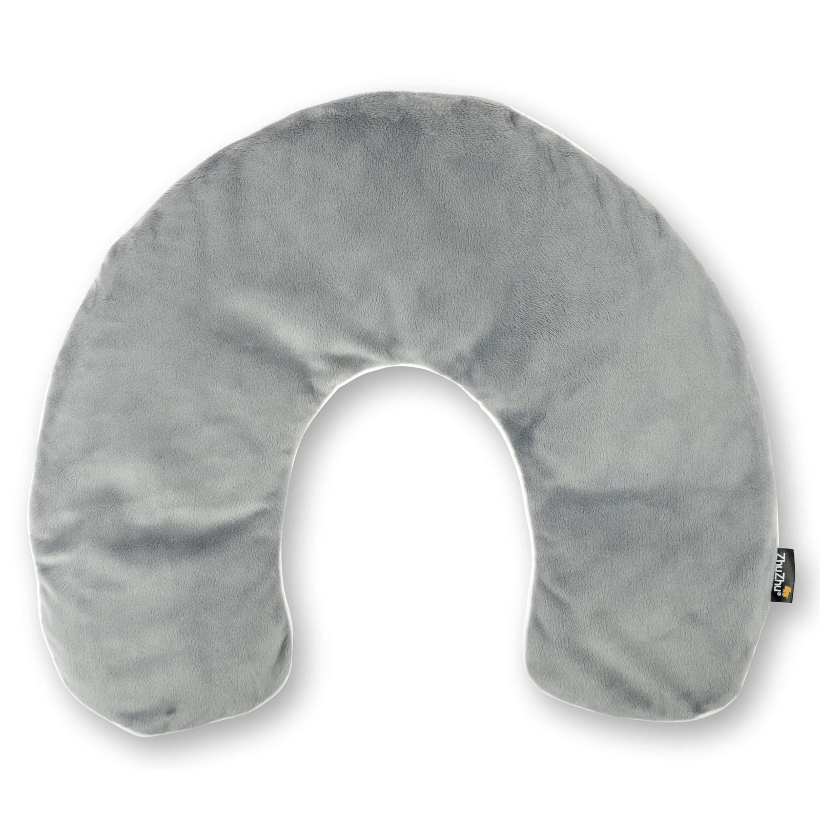 Microwave Lavender Neck Warmer In Grey Velour