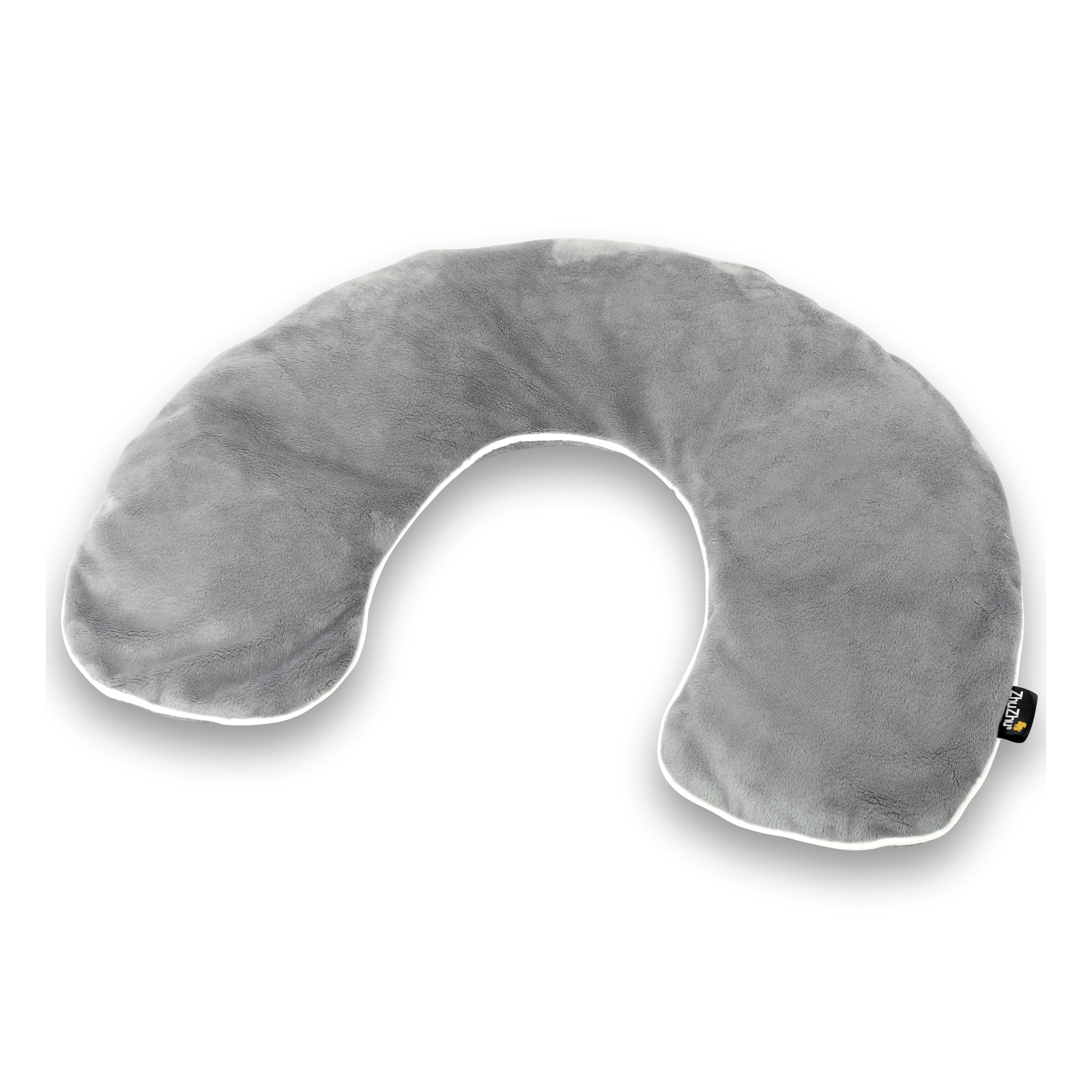 Microwave Lavender Neck Warmer In Grey Velour