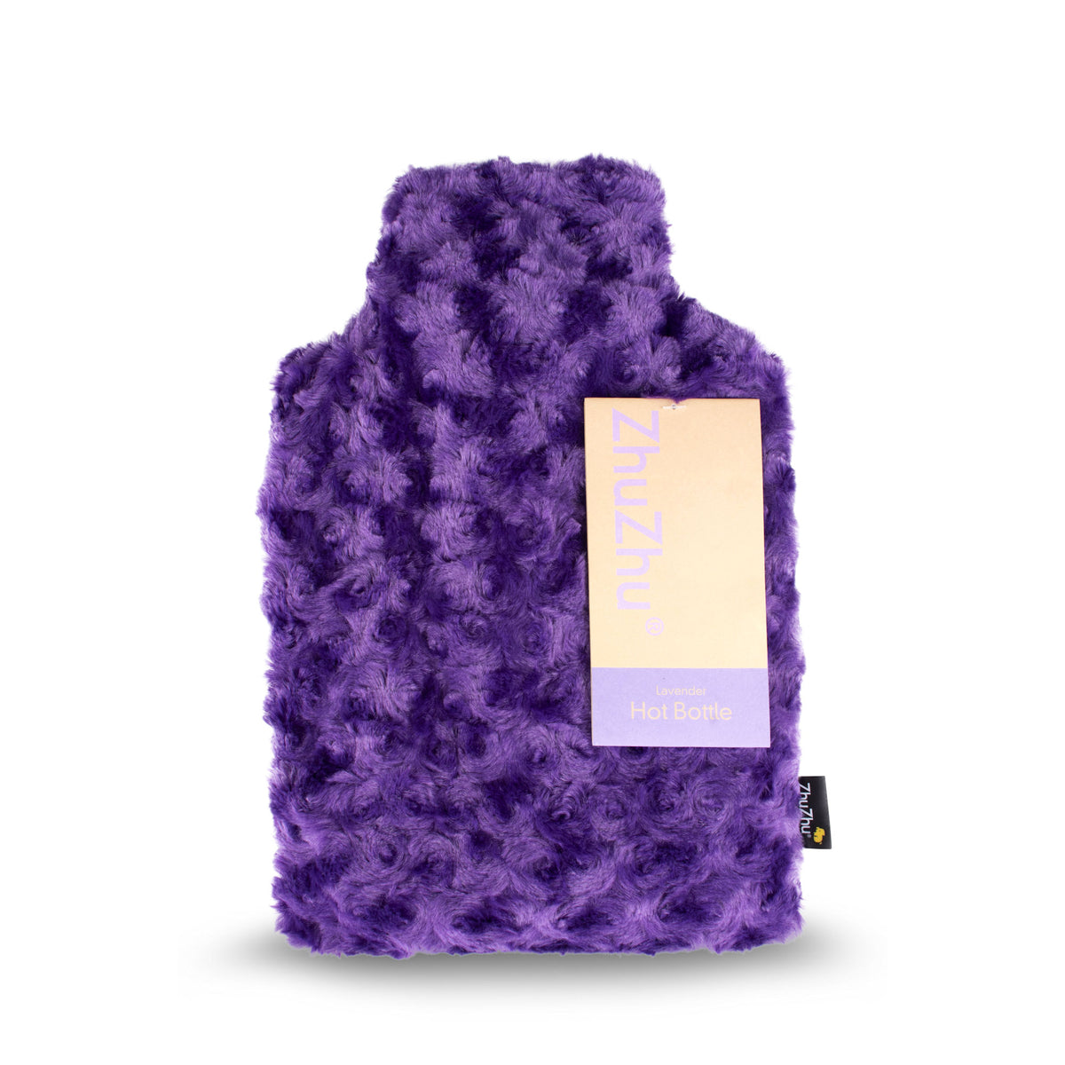 Zhu Zhu Purple Swirl Plush Hot Bottle Body Warmer - Microwavable Lavender Wheat Bag