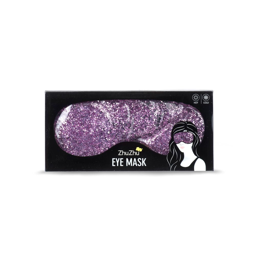Zhu-Zhu Glitter Gel Hot & Cold Eye Mask - Pink