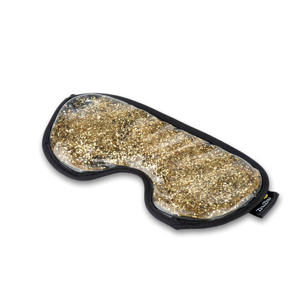 Zhu-Zhu Glitter Gel Hot & Cold Eye Mask - Gold