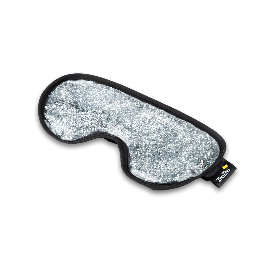 Zhu-Zhu Glitter Gel Hot & Cold Eye Mask - Silver
