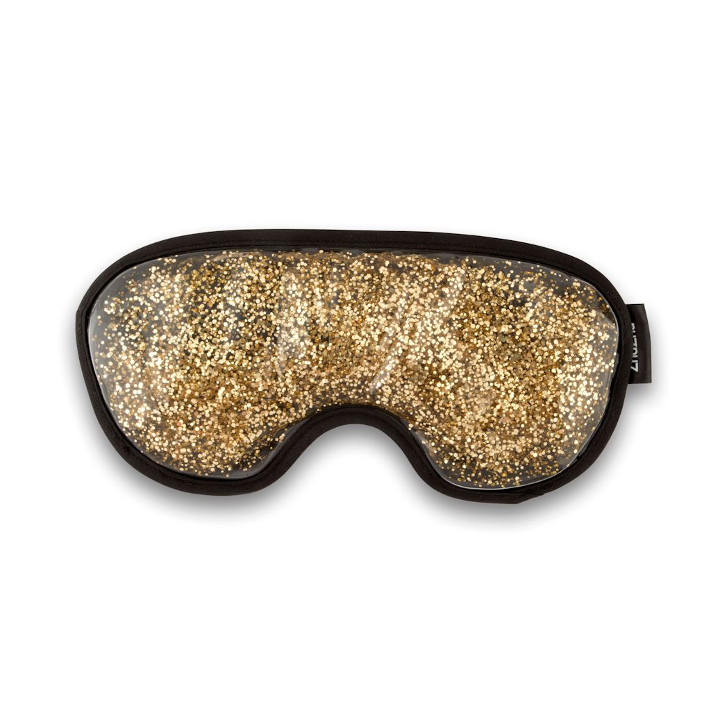 Zhu-Zhu Glitter Gel Hot & Cold Eye Mask - Gold