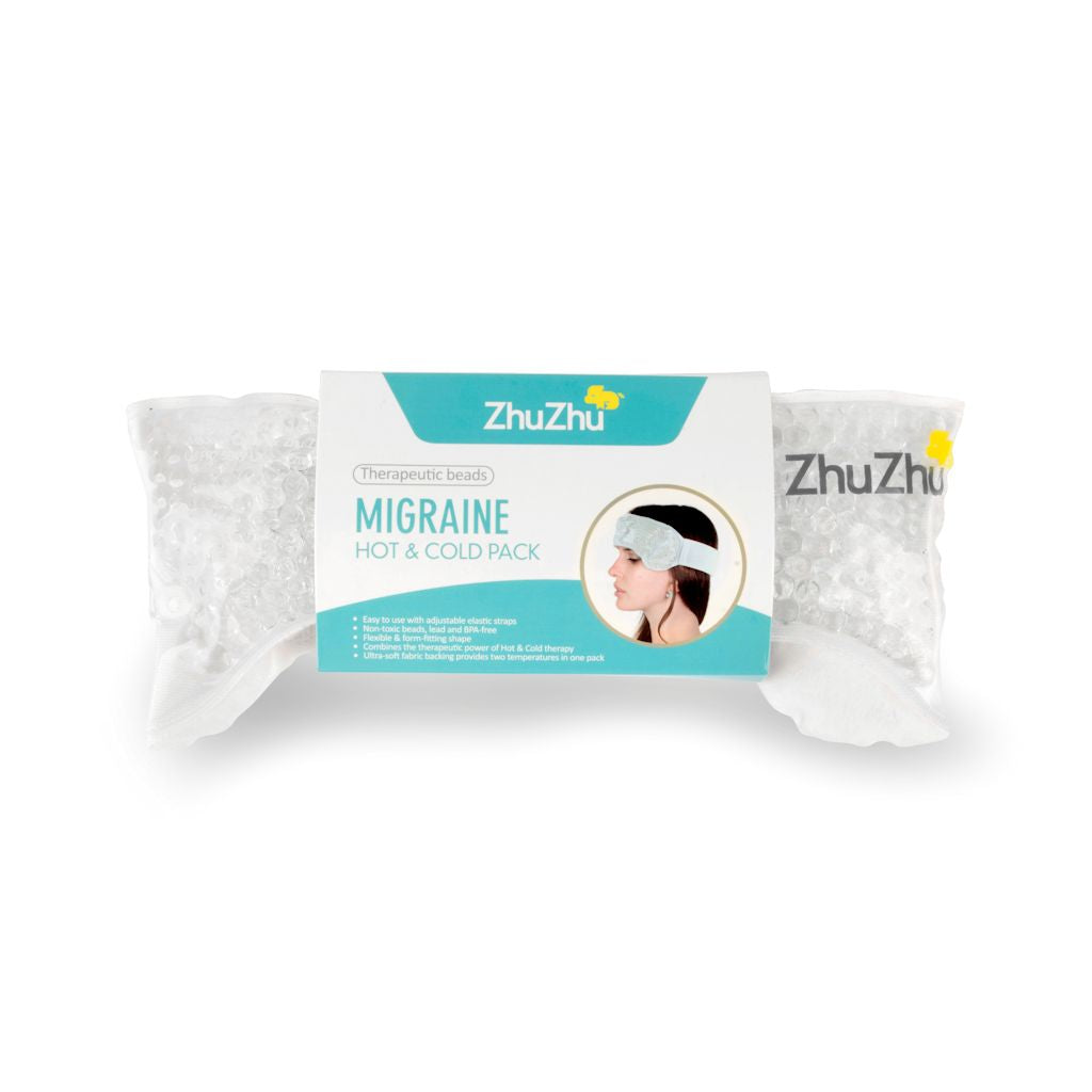 Zhu-Zhu Migraine Hot & Cold Pack Wrap Therapeutic Gel Beads