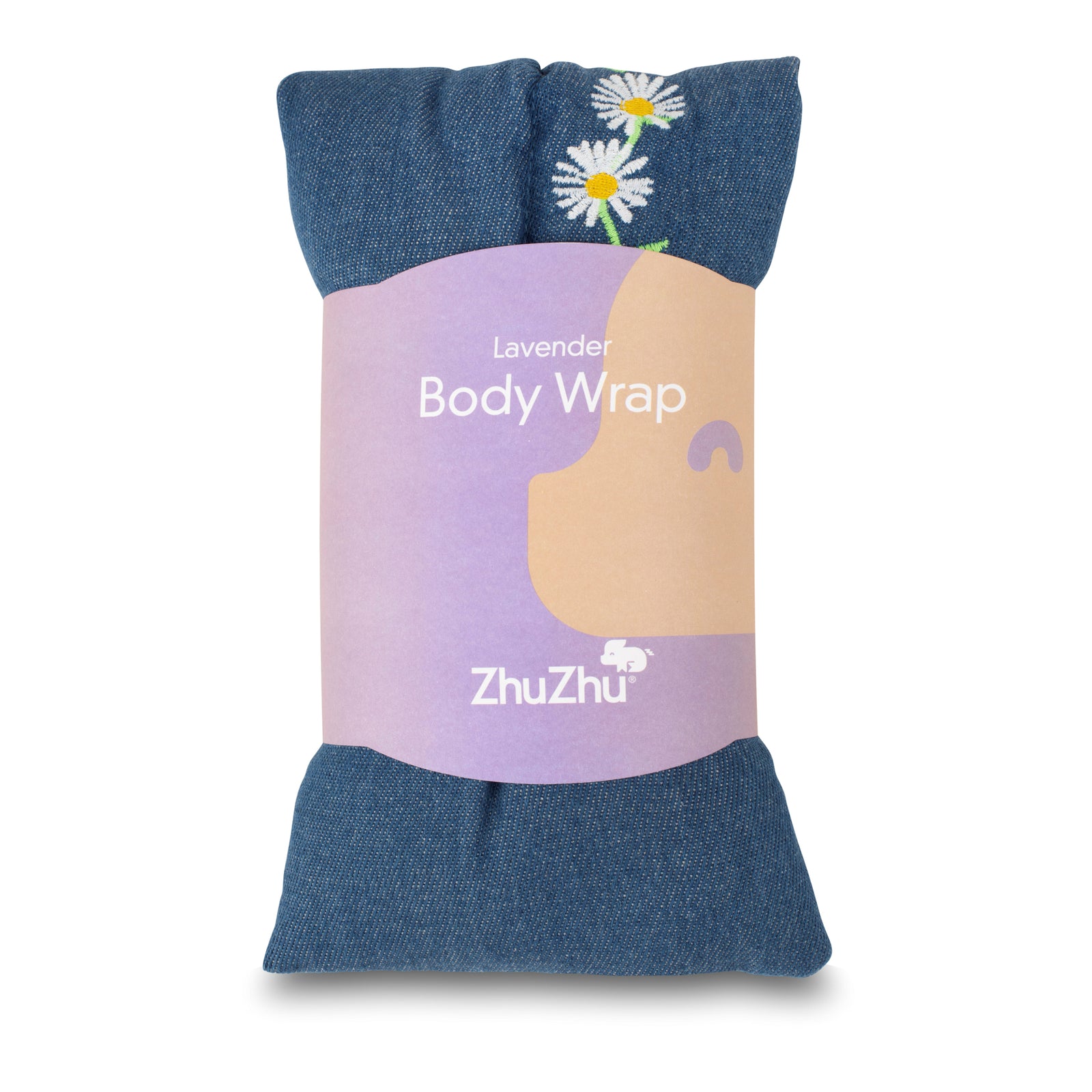 Zhu-Zhu Lavender Body Wrap Microwave Wheat Bag - Denim Daisy Chain