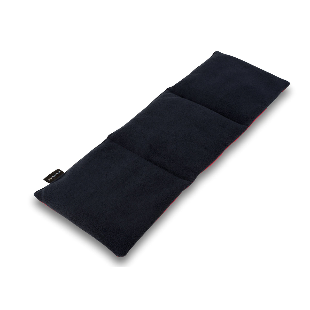 Zhu-Zhu Soothing Heat Pack - Navy Fleece & Red Twill Unscented Microwave Wheat Bag