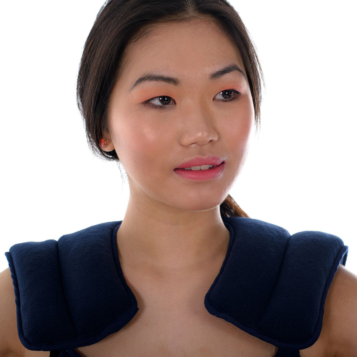 Zhu-Zhu Neck & Shoulder Heat Pad - Navy Fleece