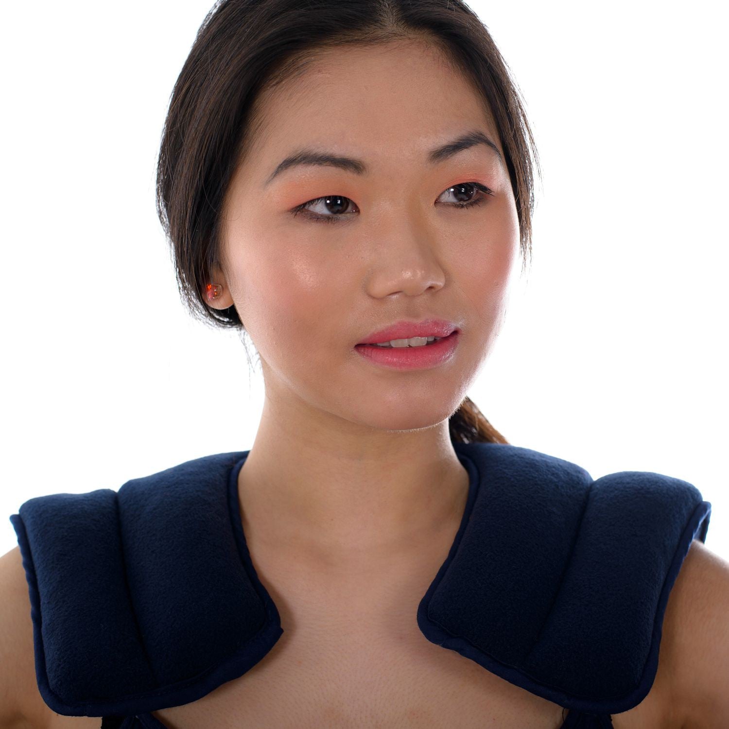 Zhu-Zhu Neck & Shoulder Heat Pad - Navy Fleece