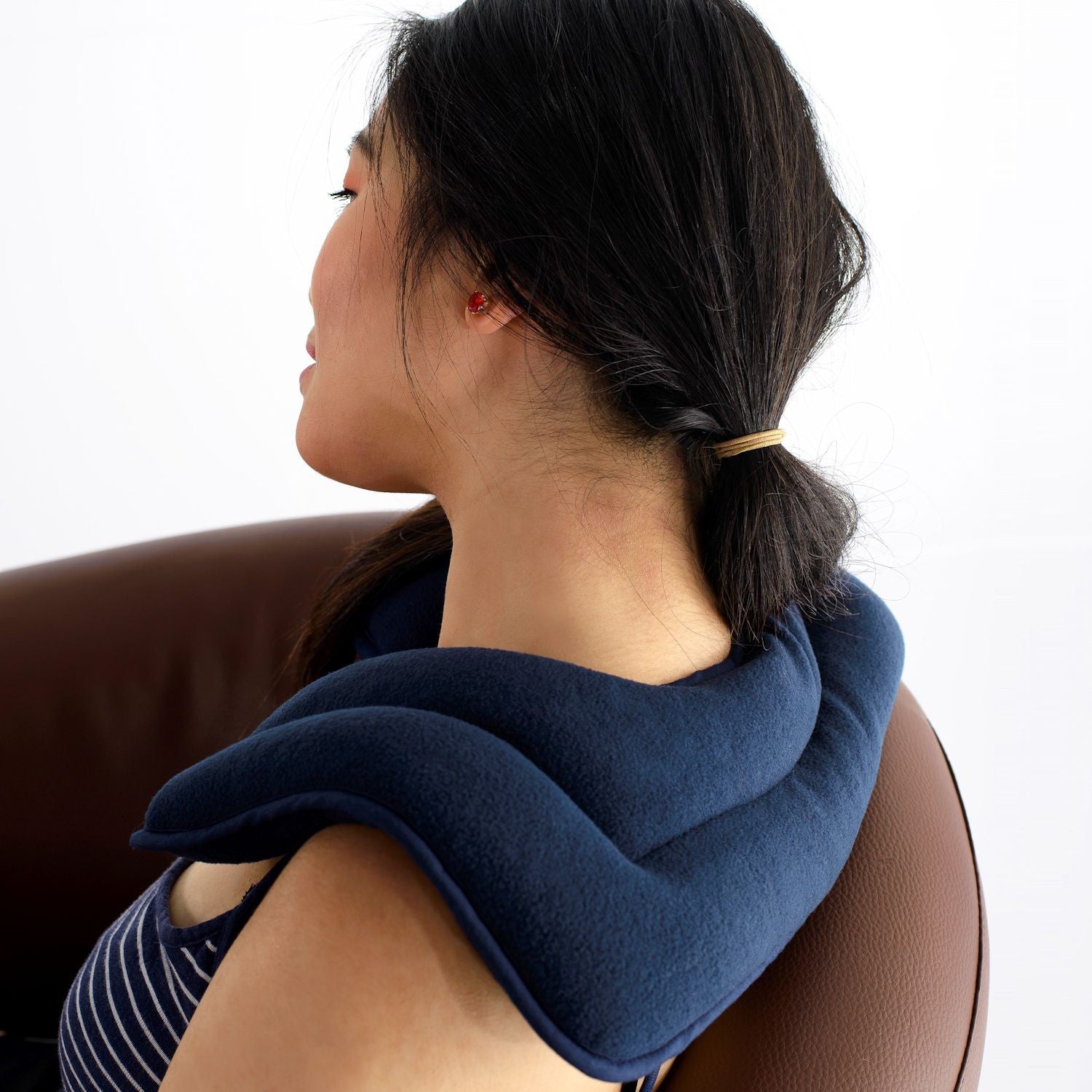 Zhu-Zhu Neck & Shoulder Heat Pad - Navy Fleece