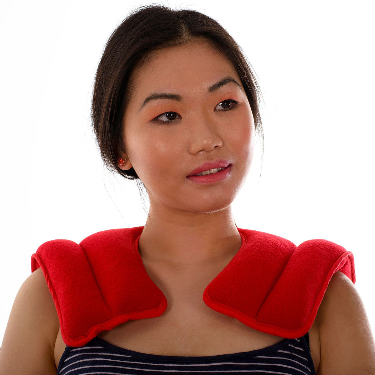 Zhu-Zhu Neck &amp; Shoulder Heat Pad - Red Fleece