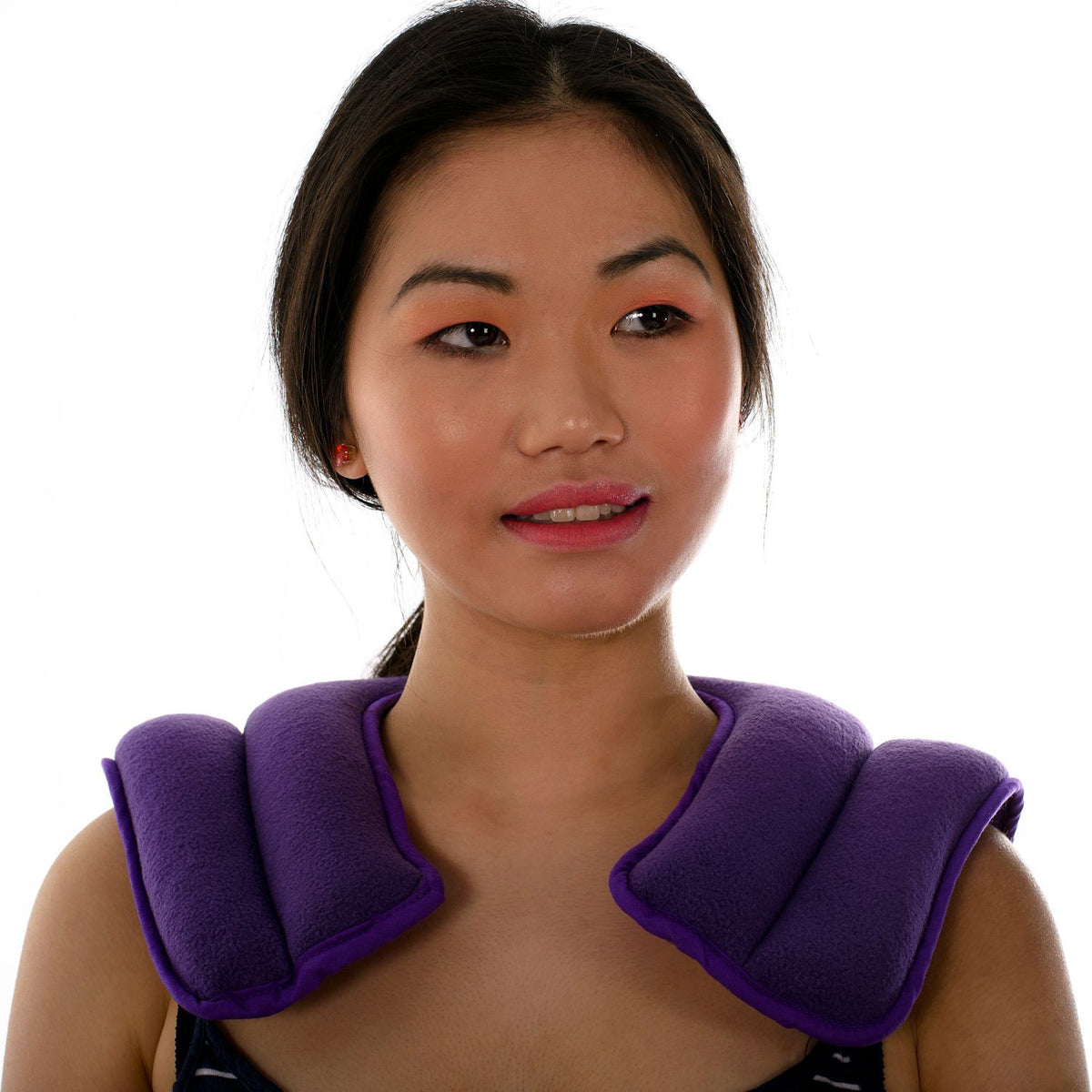 Zhu-Zhu Neck &amp; Shoulder Heat Pad - Purple Fleece