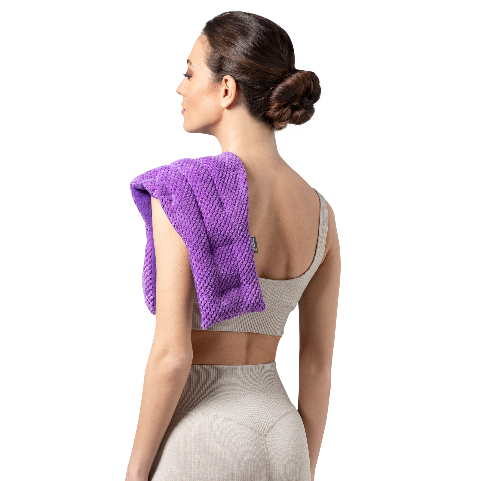 Lavender Fleece Wheat Warmer in Purple