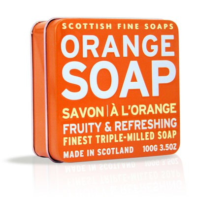 Scottish Fine Soaps - Orange Soap in a Tin