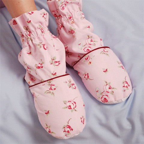Aroma Home Rosebud Feet Warmers - Rose
