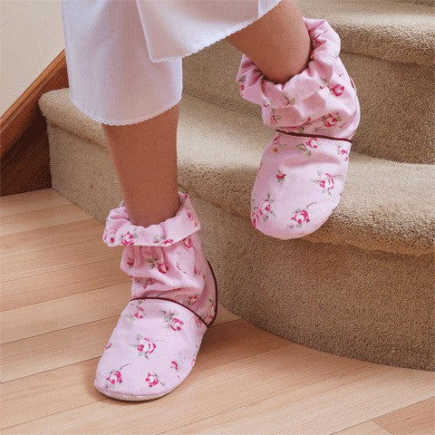 Aroma Home Rosebud Feet Warmers - Rose