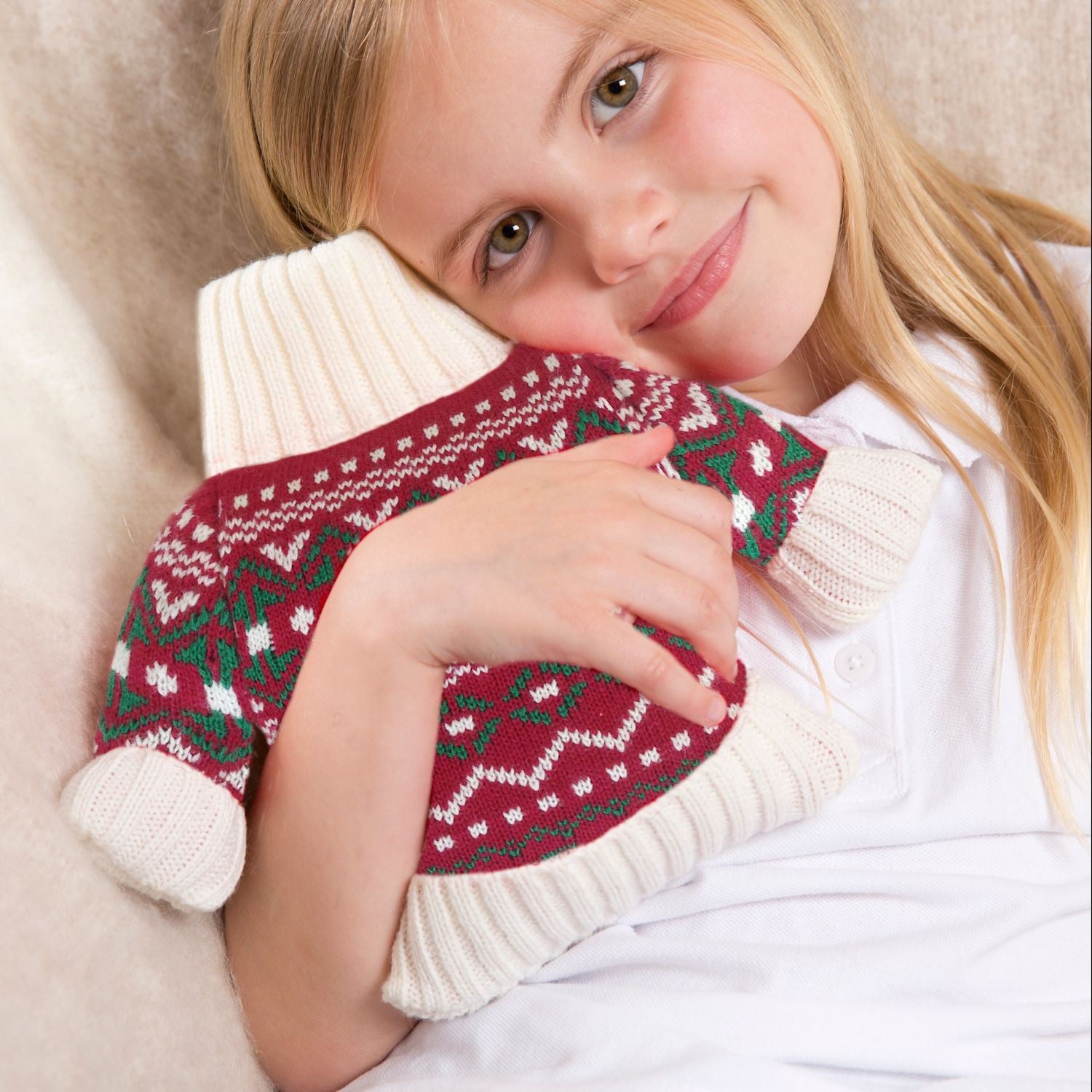 Intelex Winter Warmer Jumper Hottie - Red & Green