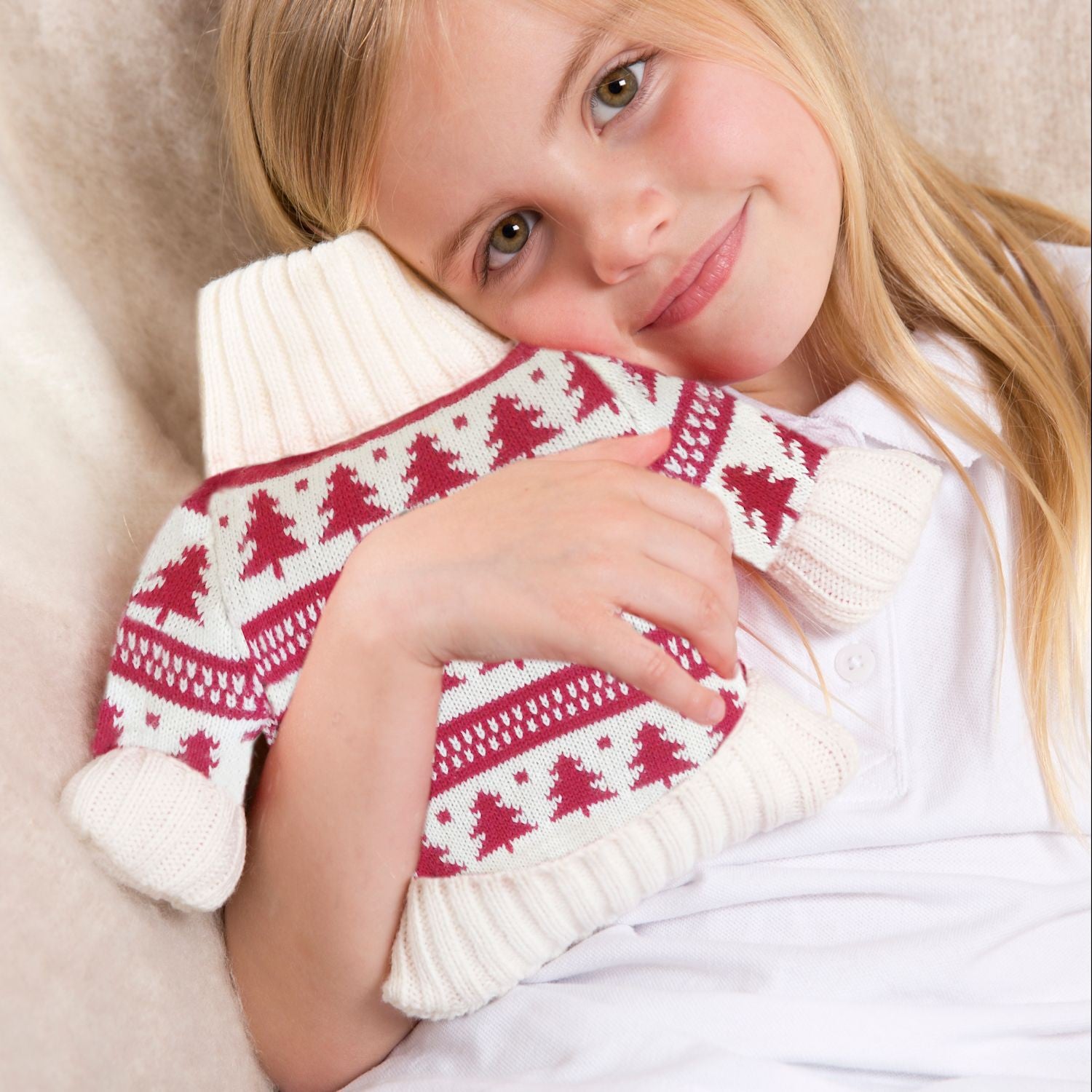 Intelex Winter Warmer Jumper Hottie - Red & White